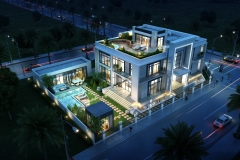 Facade Lighting General Layout - Private Villa SG